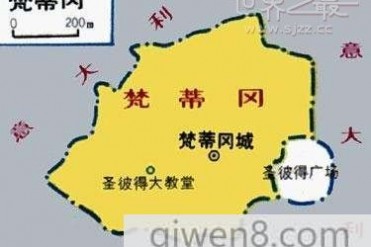 世界上最小国家地图