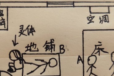 出租房内出现的白色灵体