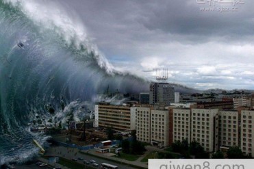世界最髙的地震海浪