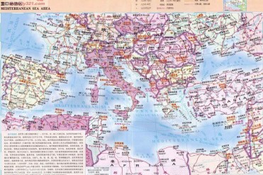 世界上最大的内海:地中海(含地中海地图)