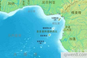 世界最大的海湾:几内亚湾 几内亚湾地图