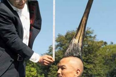 世界上最高的发型:高达113厘米