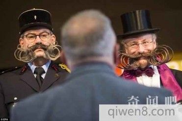 世界胡须锦标赛在德举行 各式胡须眼花缭乱