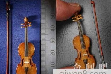 世界最小的小提琴:长1.5英吋 要价上千英镑