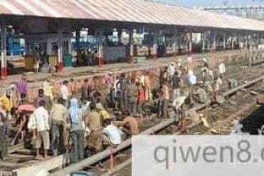 印度全长1072米世界上最长的火车站