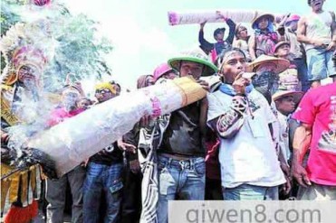 世界上最长的烟长达82米古巴雪茄