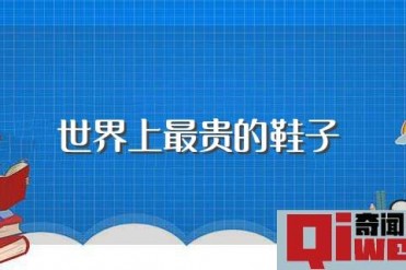 世界上最贵的鞋子(全球最贵的鞋 价值1亿人民币)