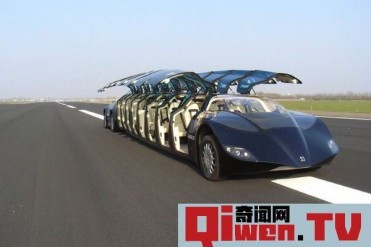 世界上最快的公交车 时速高达255公里 像极了兰博...