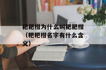 耙耙柑为什么叫耙耙柑(粑粑柑名字有什么含义)