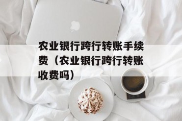 农业银行跨行转账手续费(农业银行跨行转账收费吗)