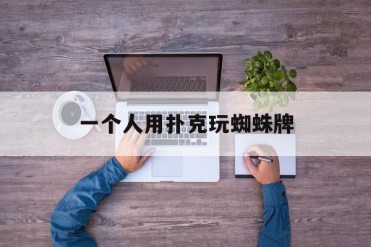 一个人用扑克玩蜘蛛牌