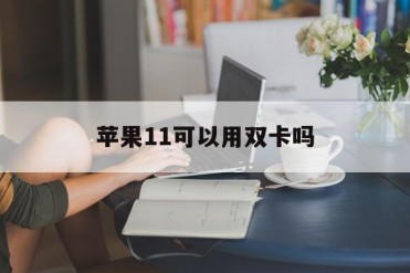 苹果11可以用双卡吗