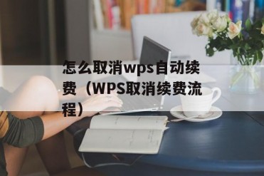 怎么取消wps自动续费(WPS取消续费流程)