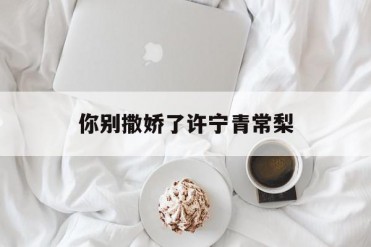 你别撒娇了许宁青常梨