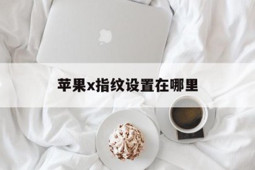 苹果x指纹设置在哪里