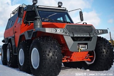 世界上最好的全地形车 萨满8×8全地形车(空间宽敞)