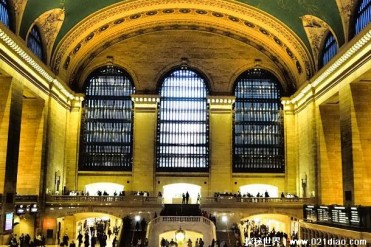 世界上最著名的火车站 纽约中央火车站较辉煌(始...