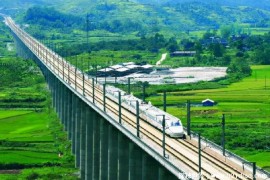  为何中国高铁要建设高架桥 为了节约土地资源(耕地面积少)